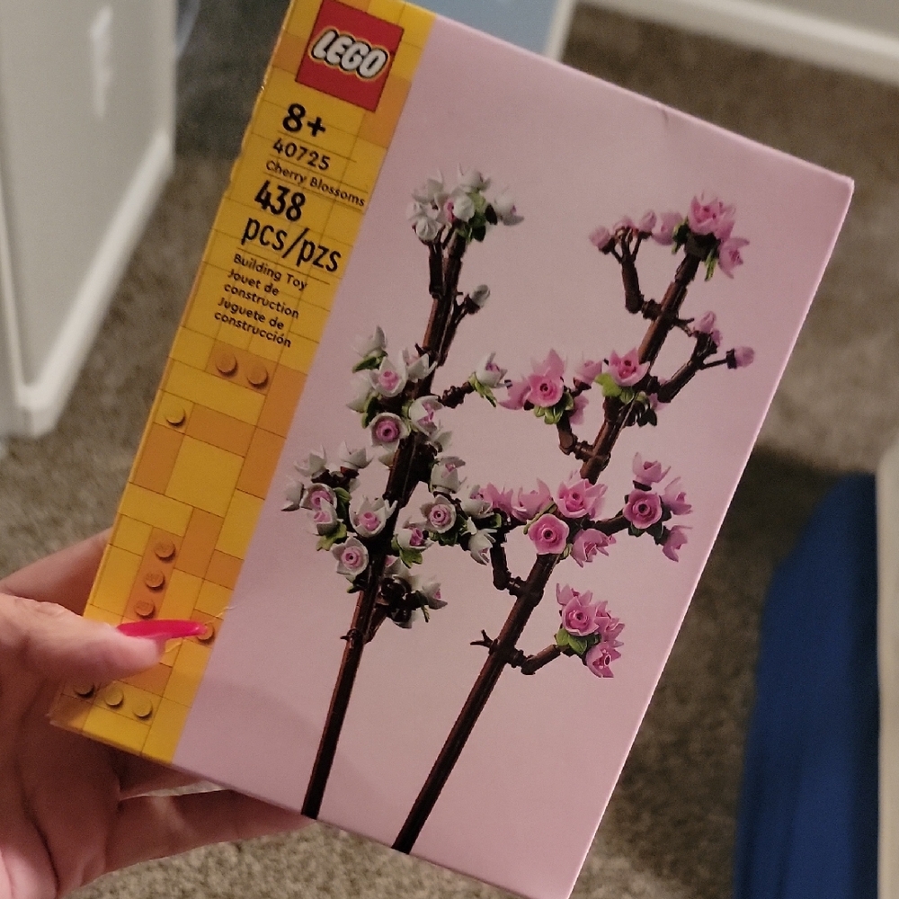 Brand New LEGO Cherry Blossom Building Kit with Pink and Brown